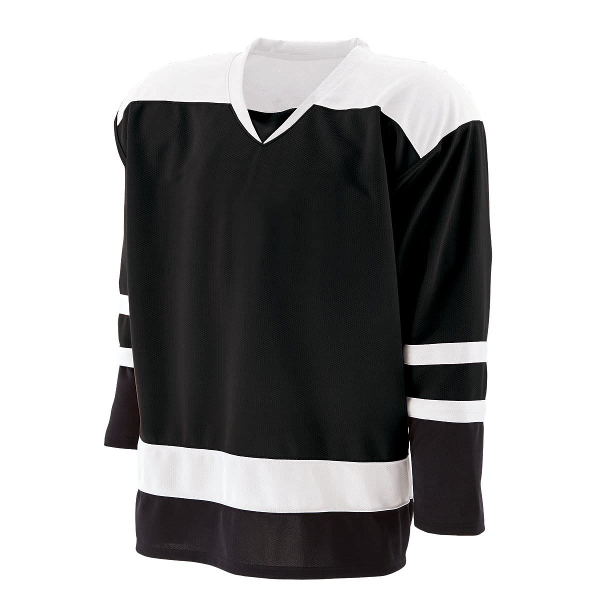 Monkeysports Los Angeles Kings Uncrested Adult Hockey Jersey in Black/White Size XX-Large