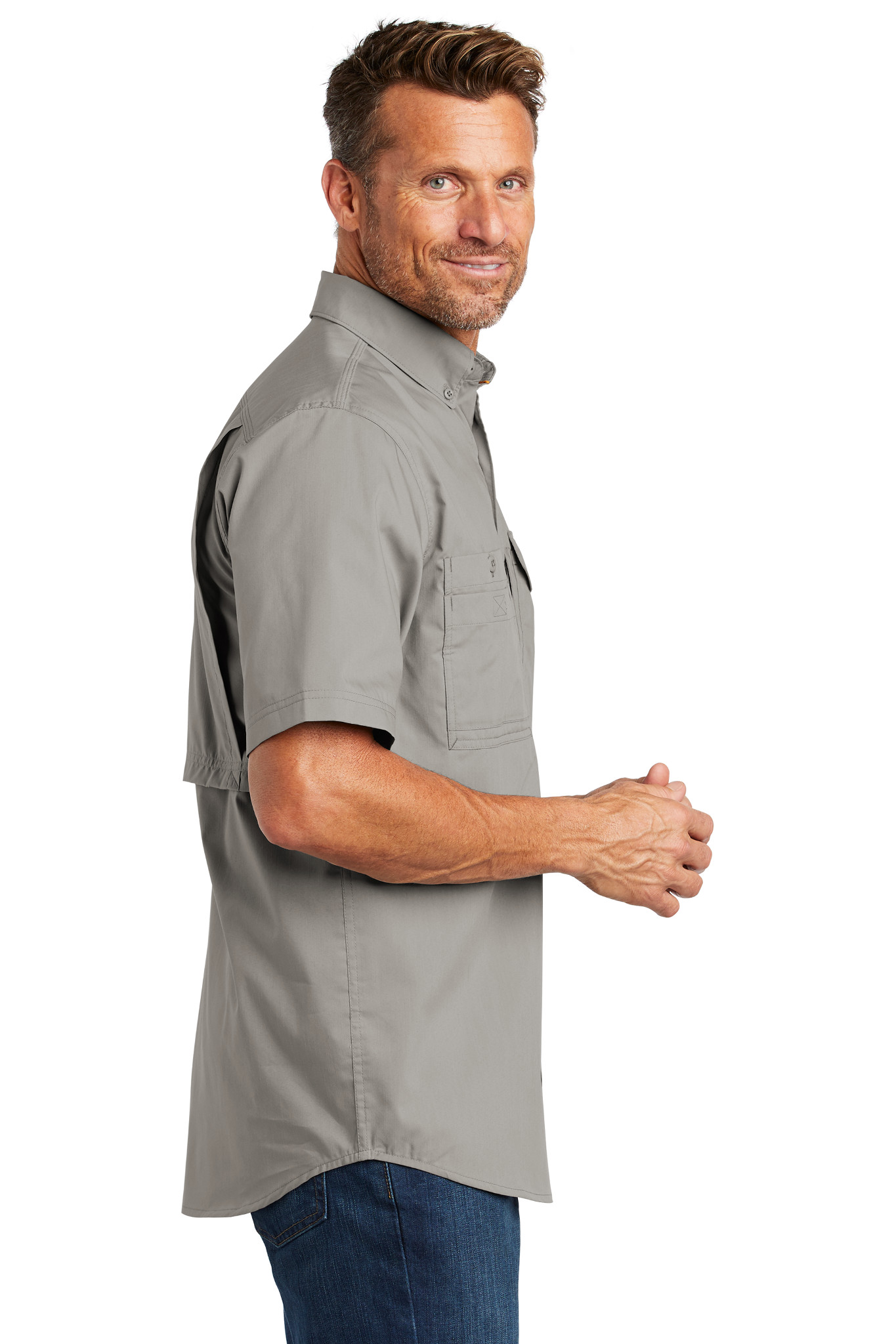 CBH- Carhartt Force Ridgefield Solid Short Sleeve Shirt